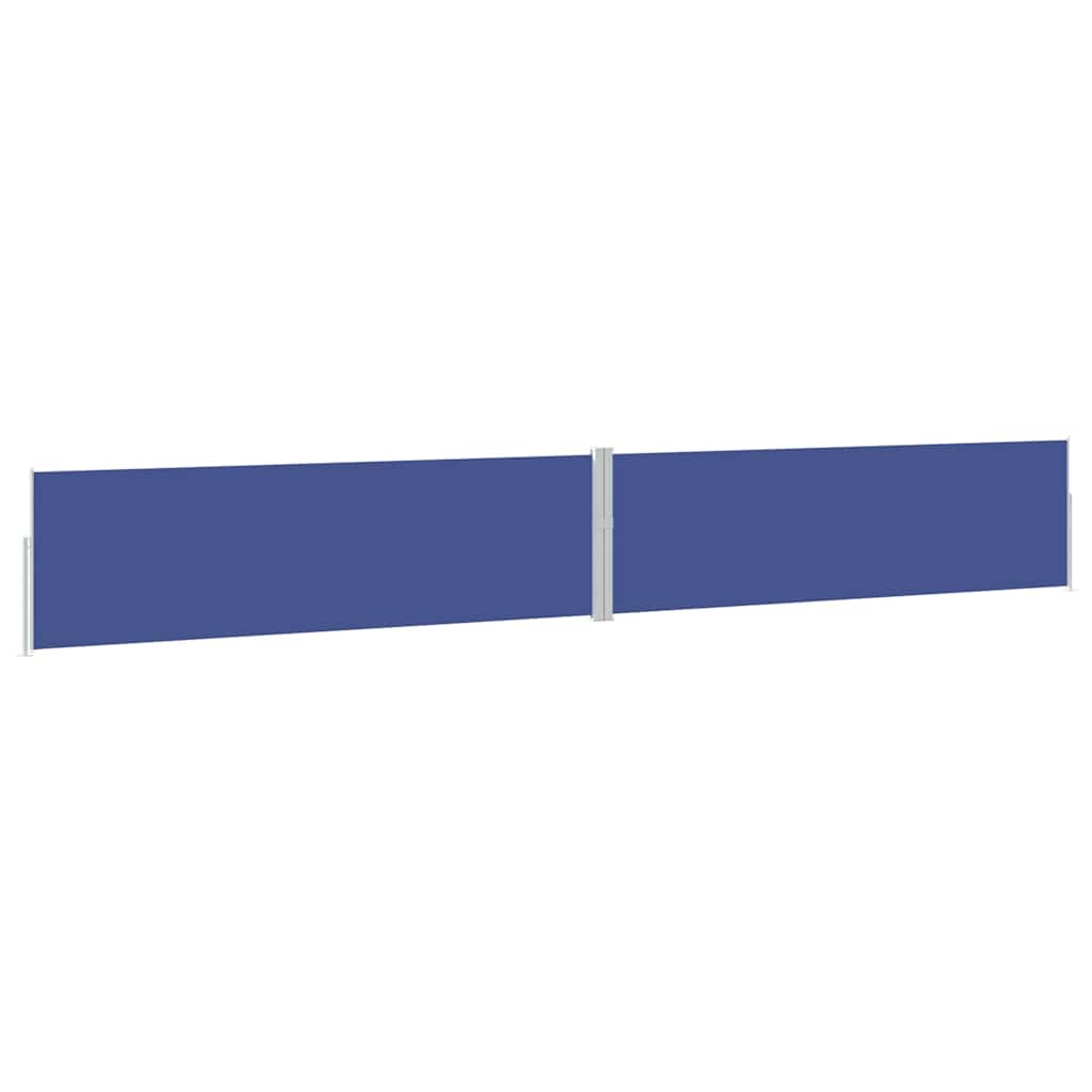 vidaXL Patio Retractable Side Awning 170x1200 cm Blue 2