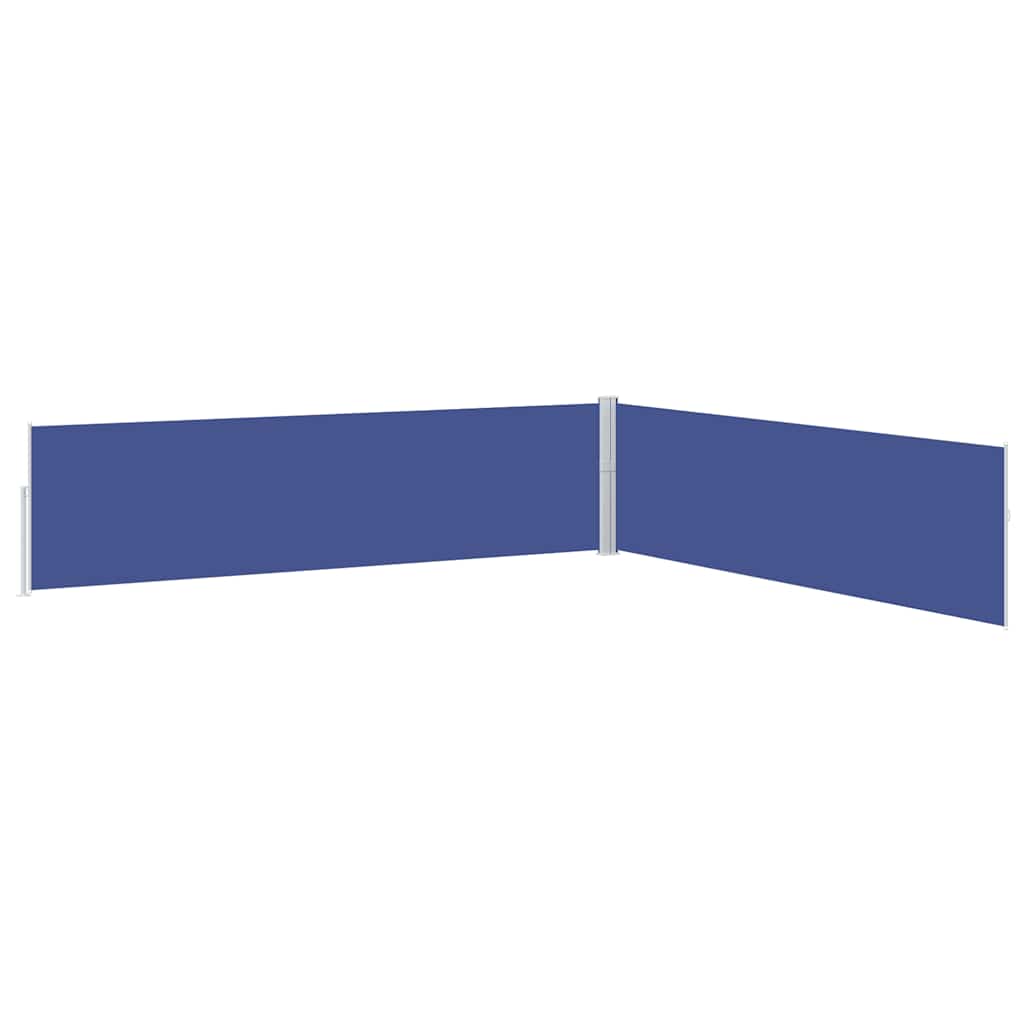 vidaXL Patio Retractable Side Awning 170x1200 cm Blue 4