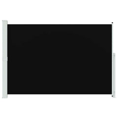 vidaXL Patio Retractable Side Awning 200x314 cm Black 4