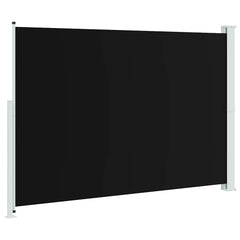 vidaXL Patio Retractable Side Awning 200x314 cm Black 6