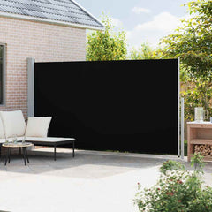 Patio Retractable Side Awning Black, image 3