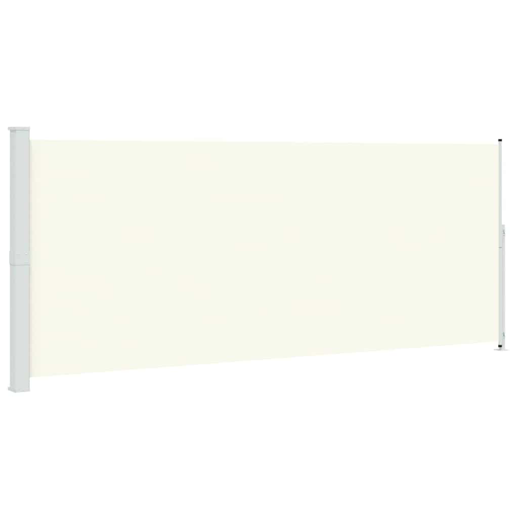 vidaXL Patio Retractable Side Awning 200x514 cm Cream 2
