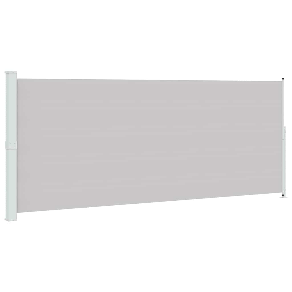 vidaXL Patio Retractable Side Awning 200x514 cm Grey 2