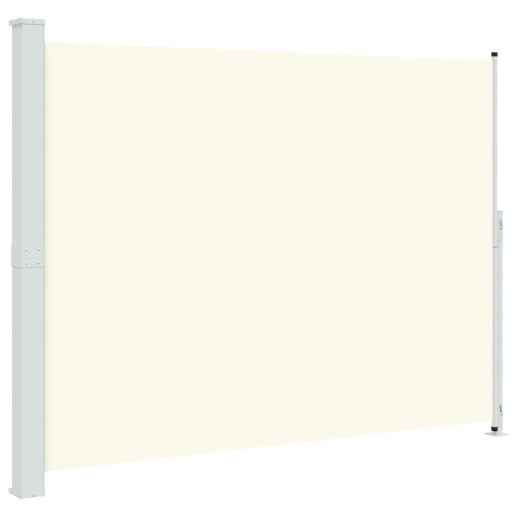Patio Retractable Side Awning 220x314 cm Drop 300 cm Width 220 cm Cream