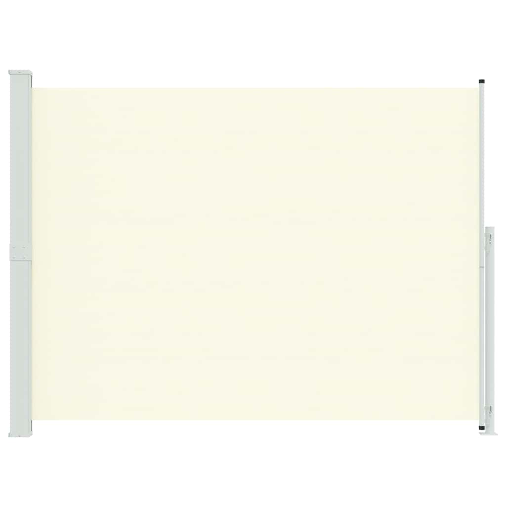 vidaXL Patio Retractable Side Awning 220x314 cm Cream 4