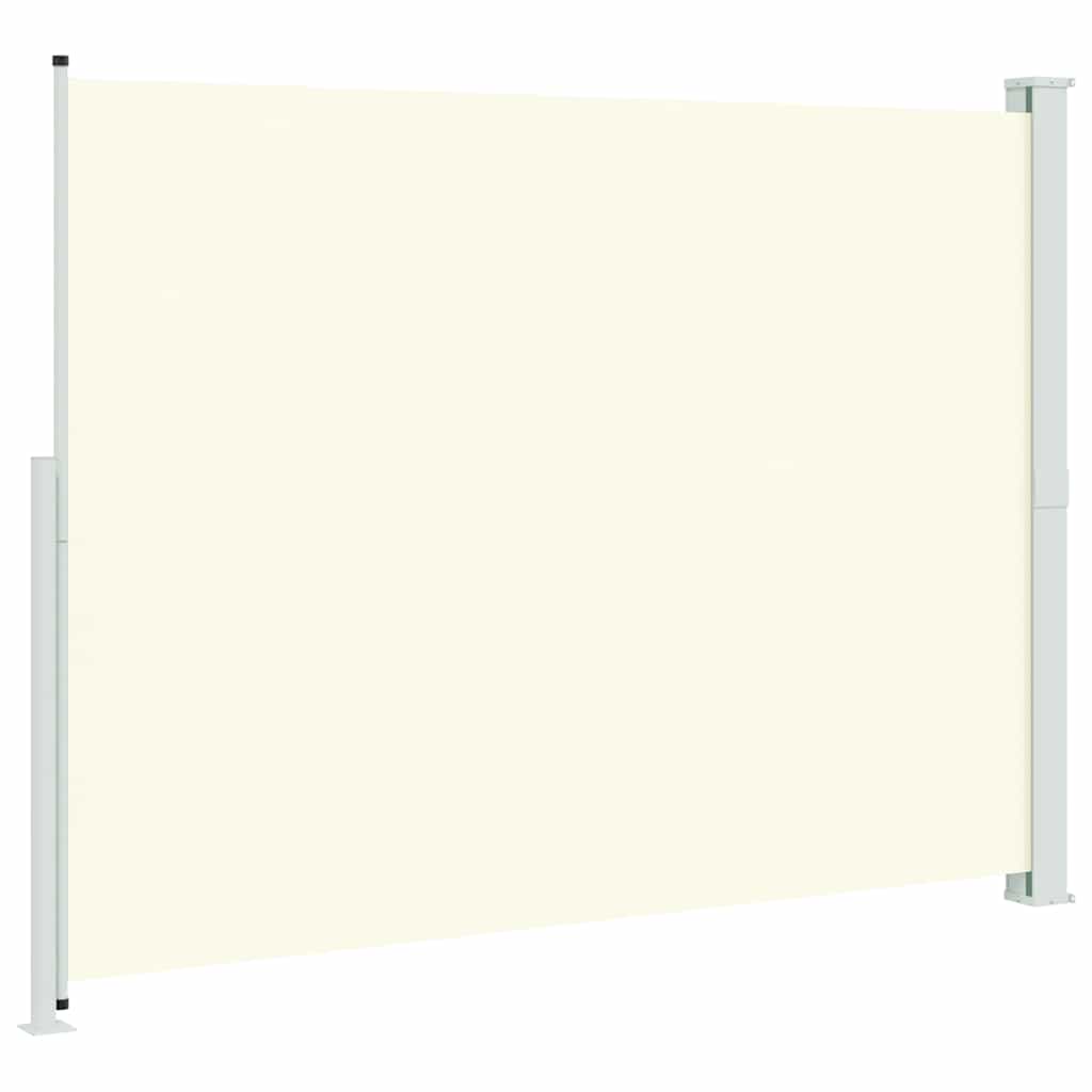 vidaXL Patio Retractable Side Awning 220x314 cm Cream 6