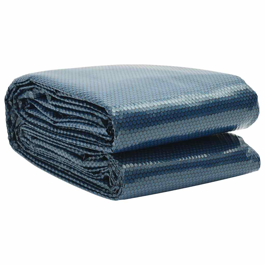 vidaXL Floating PE Solar Pool Film 732x366 cm Black and Blue 1