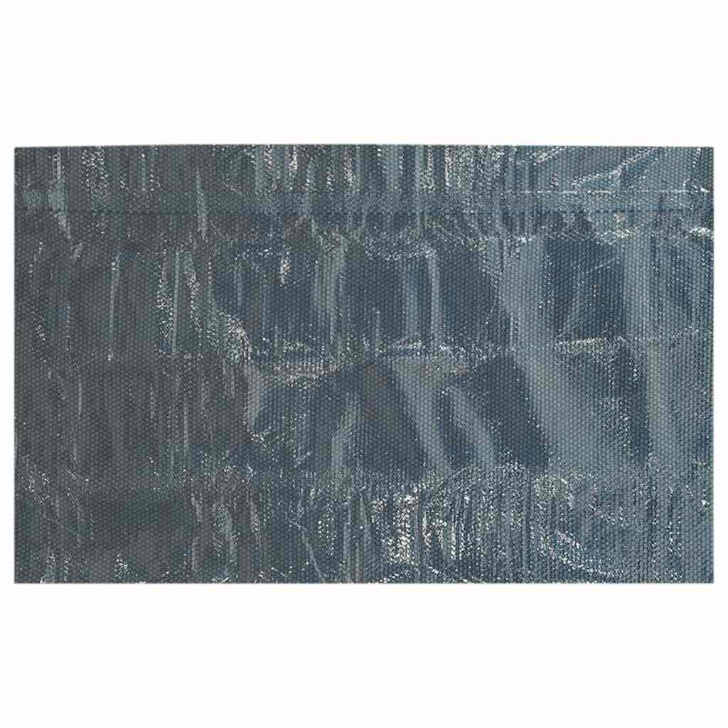 vidaXL Floating PE Solar Pool Film 732x366 cm Black and Blue 4