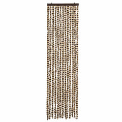 vidaXL Insect Curtain Beige and Brown 56x185 cm Chenille 3