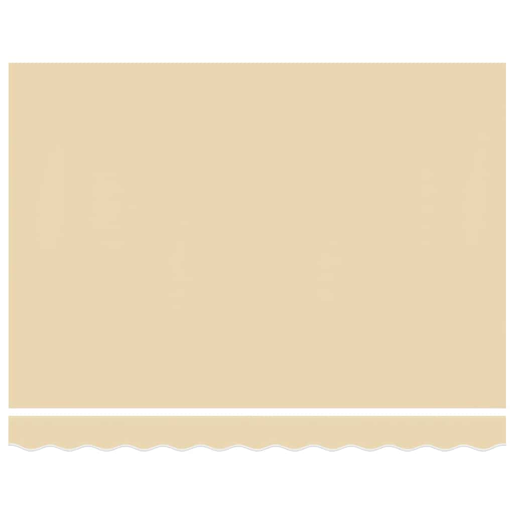 vidaXL Awning Replacement Fabric Cream 450x350 cm Polyester 4