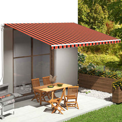 vidaXL Awning Replacement Fabric 500x350 cm Polyester Drop 3.5 m Width 5 m