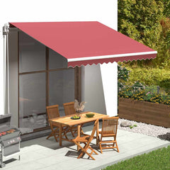 vidaXL Awning Replacement Fabric 400x350 cm Polyester Drop 3.5 m Width 4 m