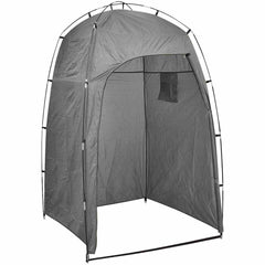 vidaXL Shower WC Changing Tent Grey 2