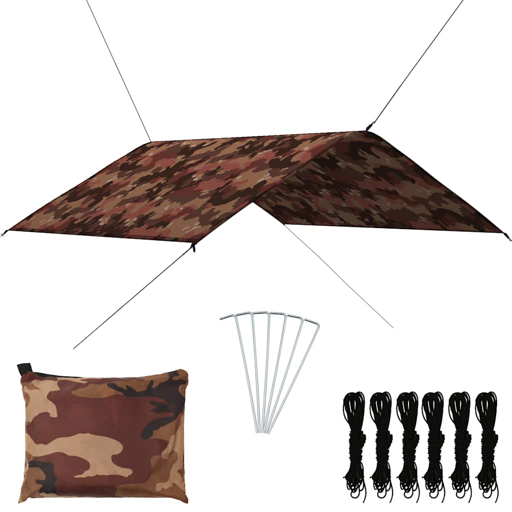 vidaXL Outdoor Tarp 4x4 m Camouflage 1