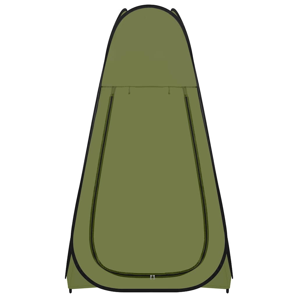 vidaXL Pop Up Shower Tent Green 3