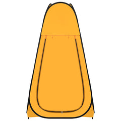 vidaXL Pop Up Shower Tent Yellow 3