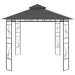 Gazebo 4x3x2,7 m 160 g/m² Anthracite