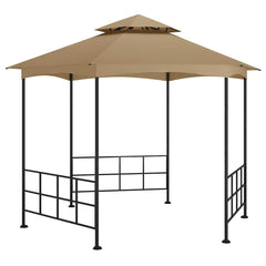 Gazebo with Sidewalls 3,1x2,7 m Taupe