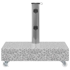 vidaXL Umbrella Base Light Grey 45x25x8.3 cm Granite 6