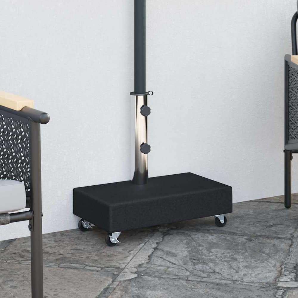 Umbrella Base 45x25x8 cm Granite Black