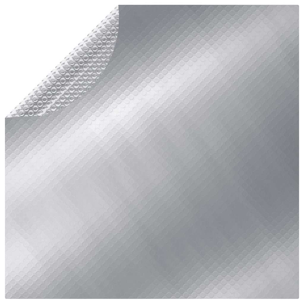 vidaXL Pool Cover Silver 455 cm PE 1