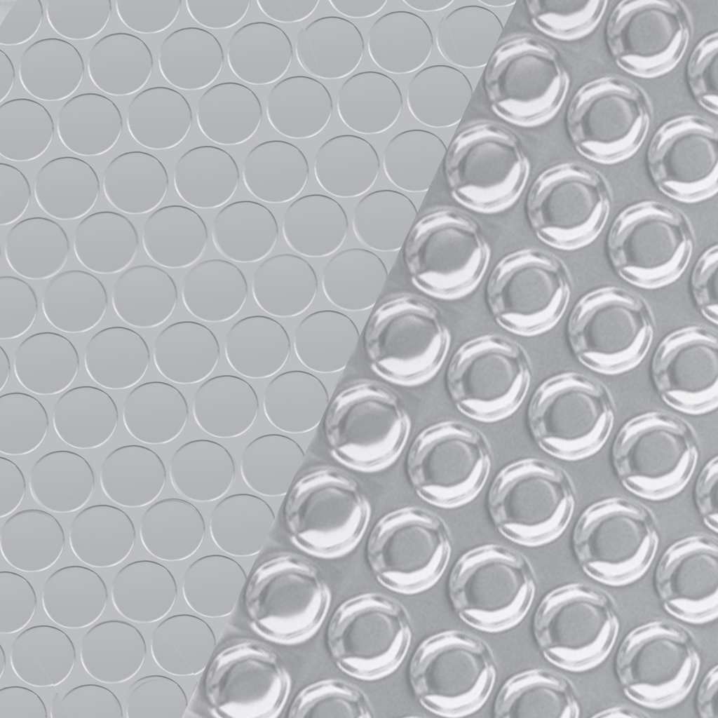vidaXL Pool Cover Silver 455 cm PE 4