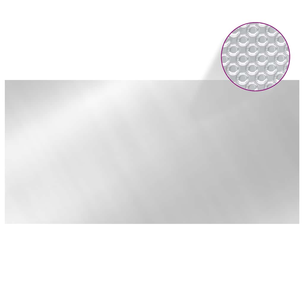 vidaXL Pool Cover Silver 450x220 cm PE 2