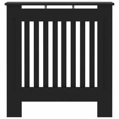 vidaXL Engineered Wood Radiator Cover Black 78 cm 4