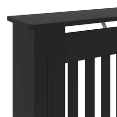 vidaXL Engineered Wood Radiator Cover Black 78 cm 6