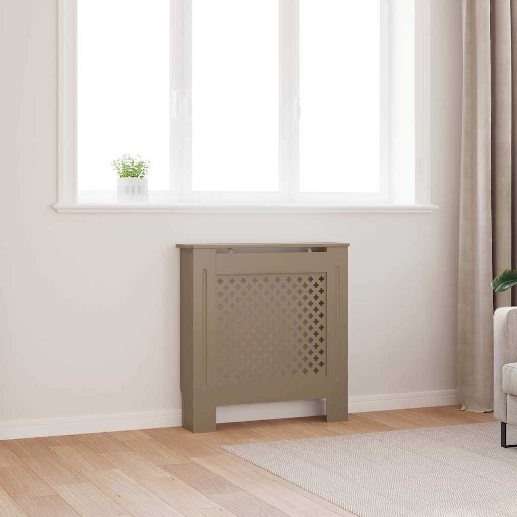 MDF Radiator Cover 78 cm Brown 78 cm 19 cm