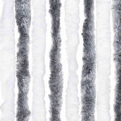 vidaXL Insect Curtain Grey and White 118x220 cm Chenille 6