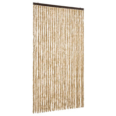 vidaXL Insect Curtain Beige 118x220 cm Chenille 2