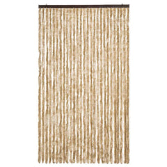 vidaXL Insect Curtain Beige 118x220 cm Chenille 3