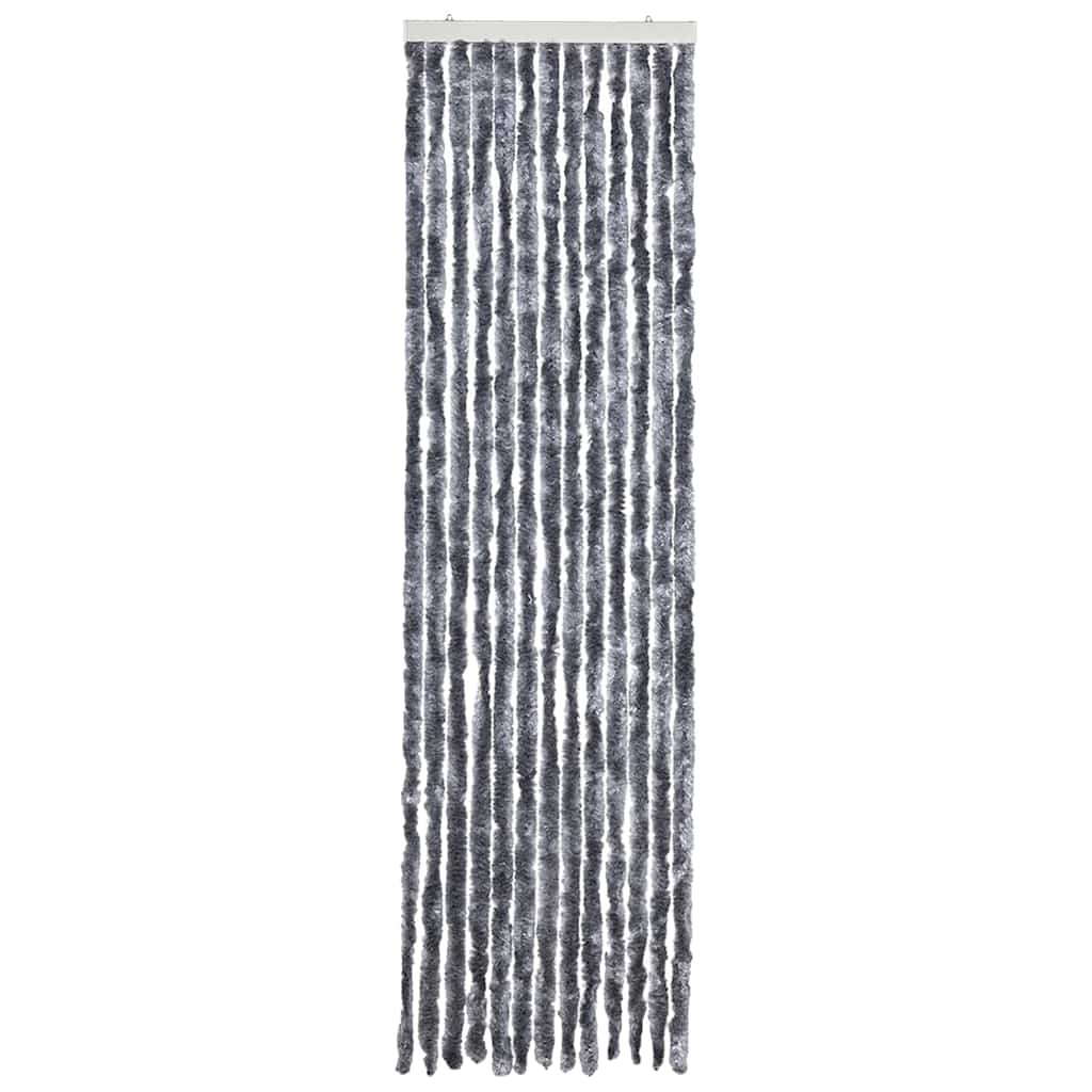 vidaXL Insect Curtain Silver 56x200 cm Chenille 3