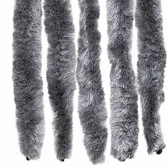 vidaXL Insect Curtain Silver 56x200 cm Chenille 5