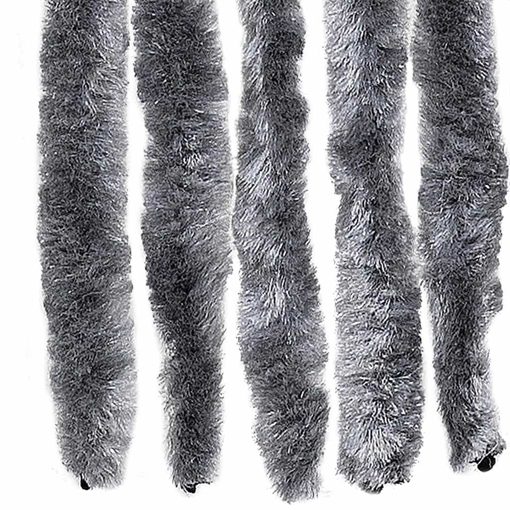 vidaXL Insect Curtain Silver 56x200 cm Chenille 5