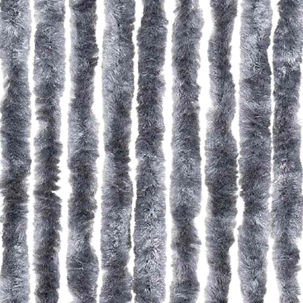 vidaXL Insect Curtain Silver 56x200 cm Chenille 6