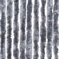 vidaXL Insect Curtain Silver 56x200 cm Chenille 6
