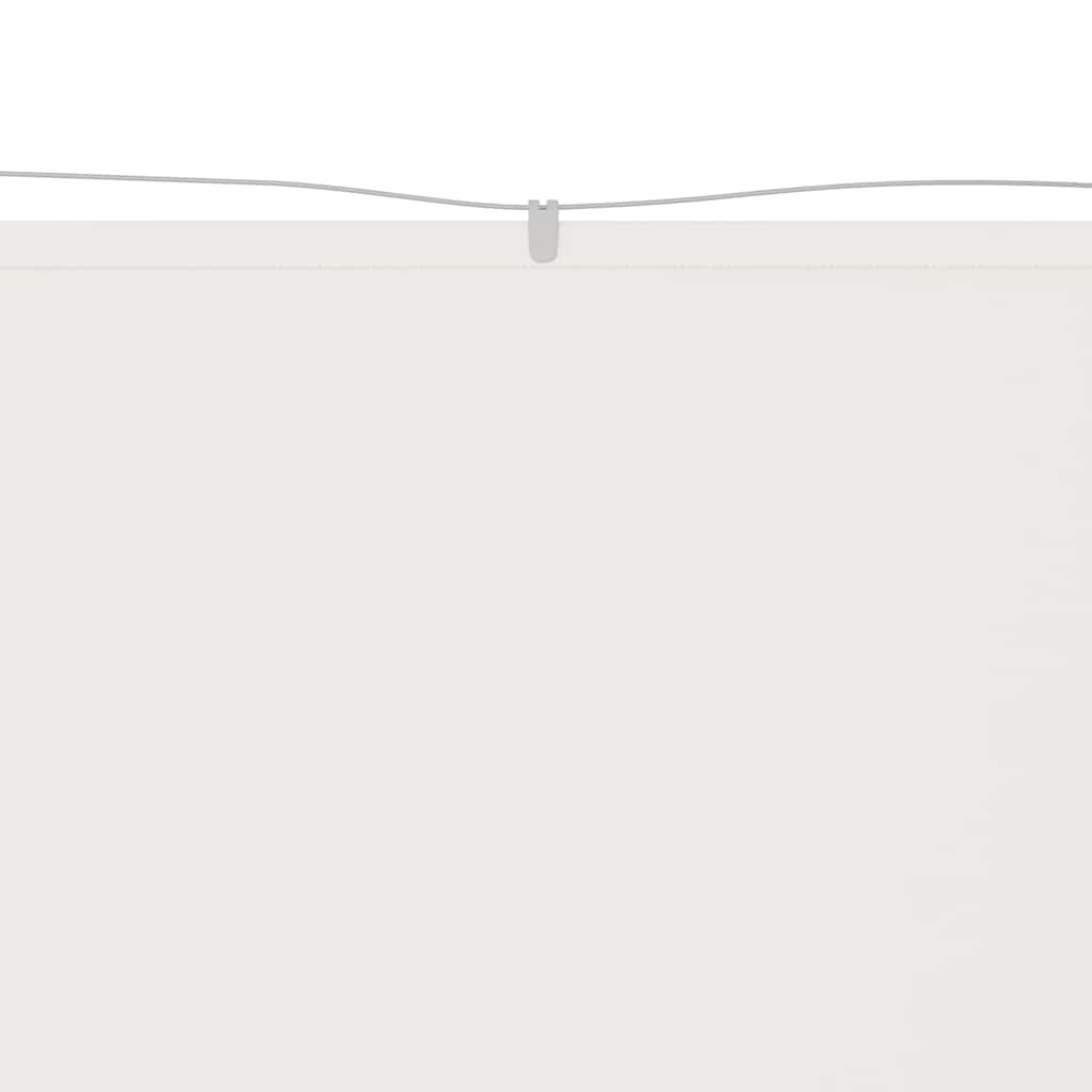 148154 vidaXL Vertical Awning White 60x800 cm Oxford Fabric 3