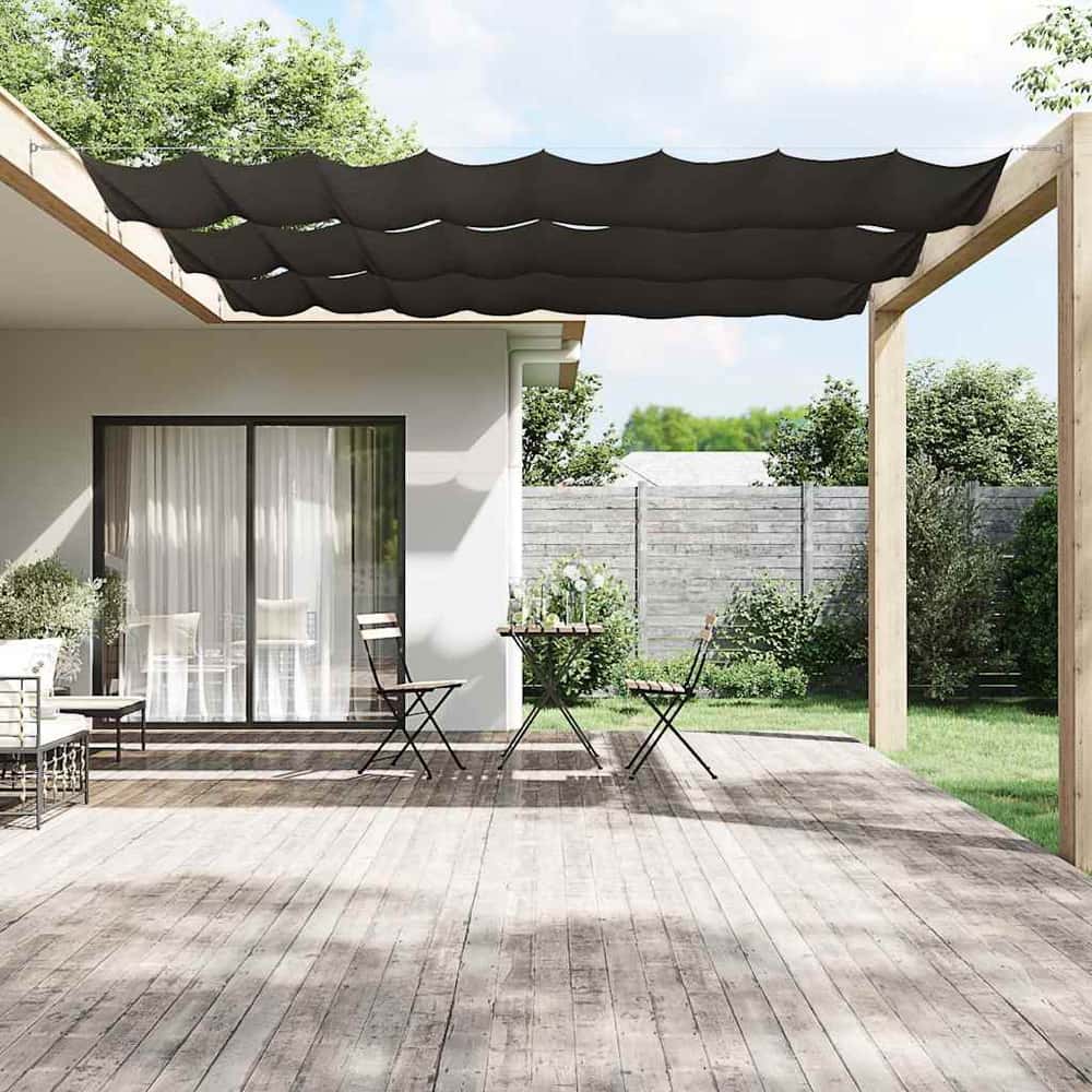 Vertical Awning Oxford Fabric Anthracite