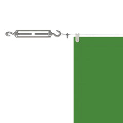 148310 vidaXL Vertical Awning Light Green 100x1200 cm Oxford Fabric 4