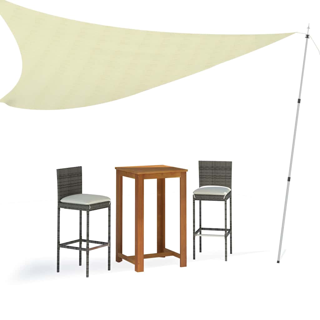 vidaXL Telescopic Tarp Poles with Length of 102-260 cm 2 pcs Aluminum 3