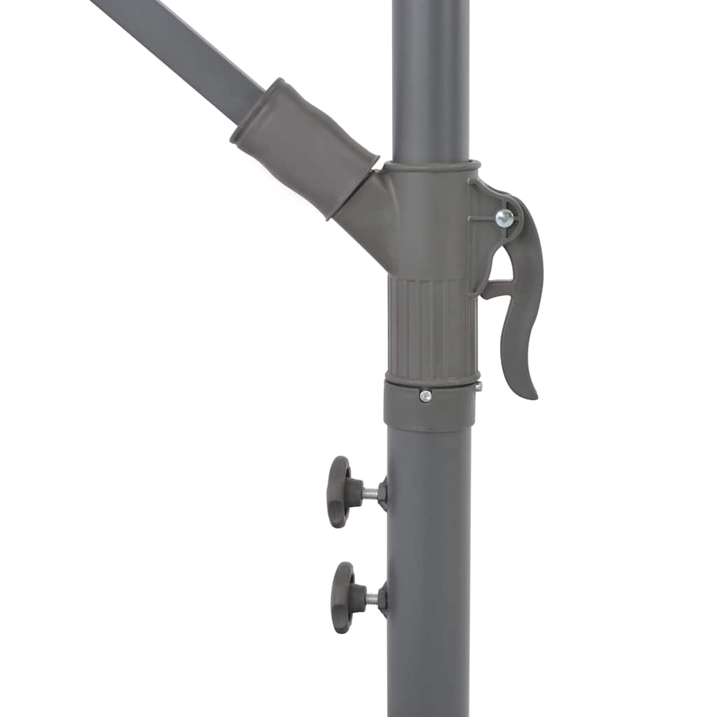vidaXL Cantilever Garden Parasol with Aluminium Pole Terracotta 300 cm 6
