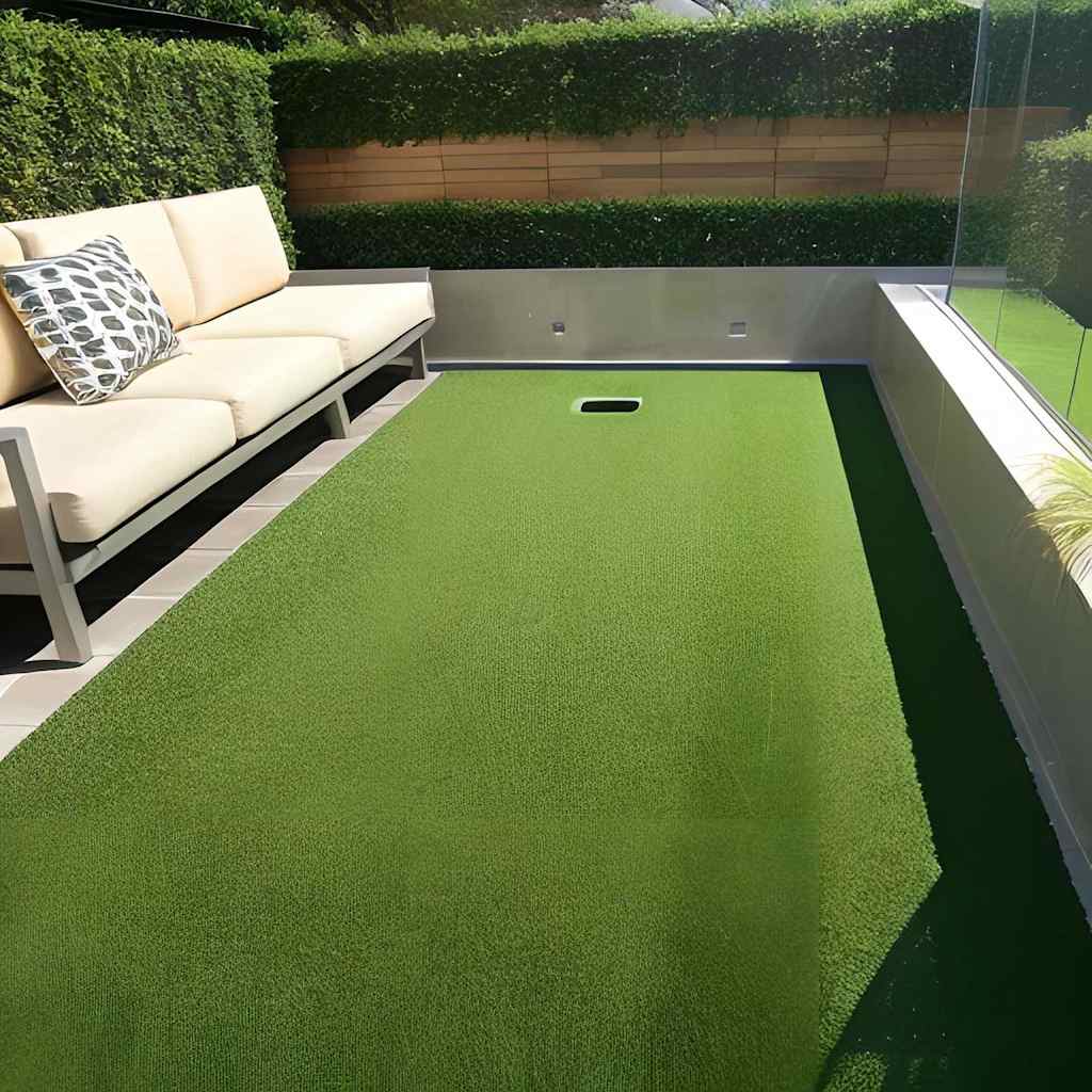 vidaXL Artificial Grass | Green | Polypropylene (PP) | 1x5 metres 2