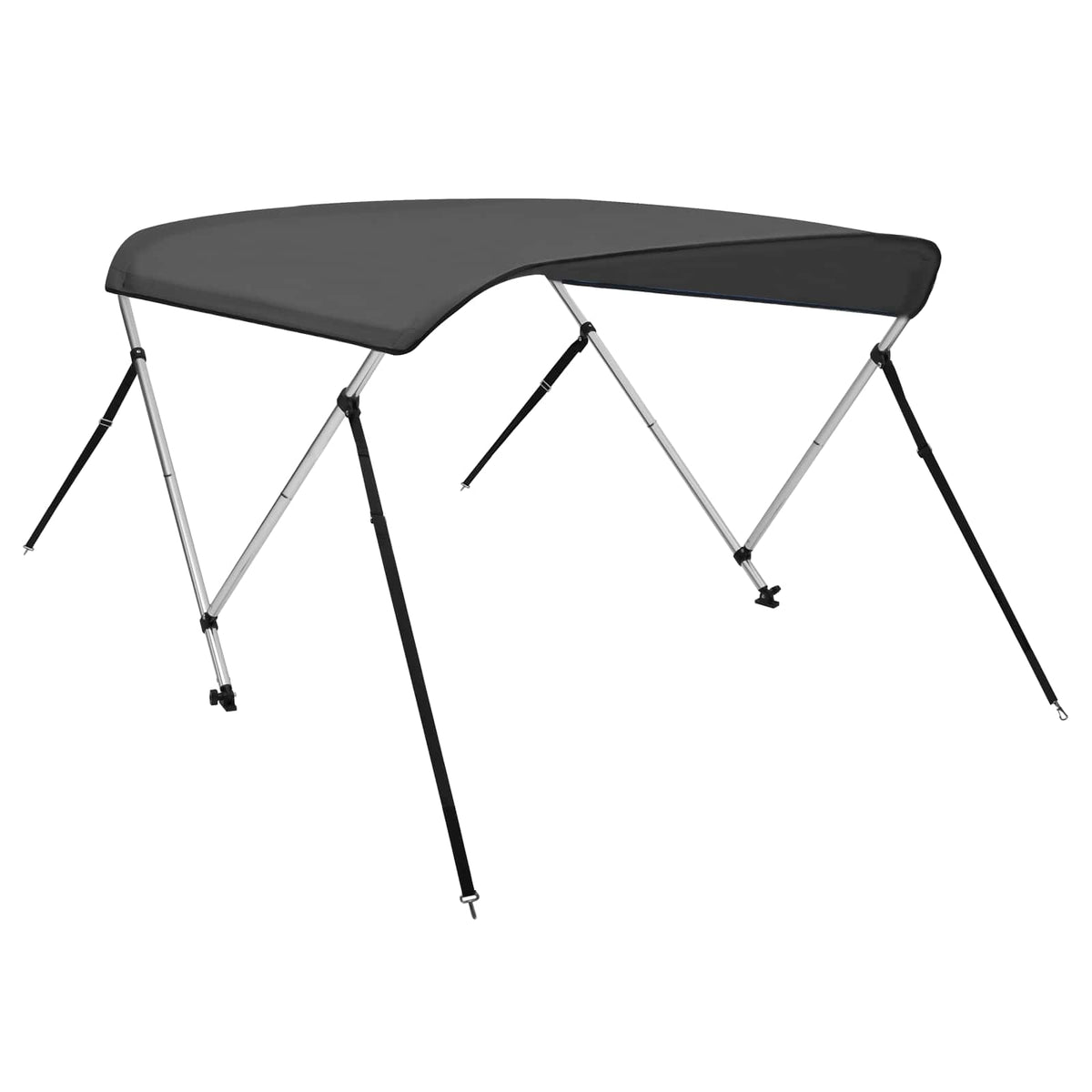 2 Bow Bimini Top Height 110 cm Anthracite 180 cm 150 cm