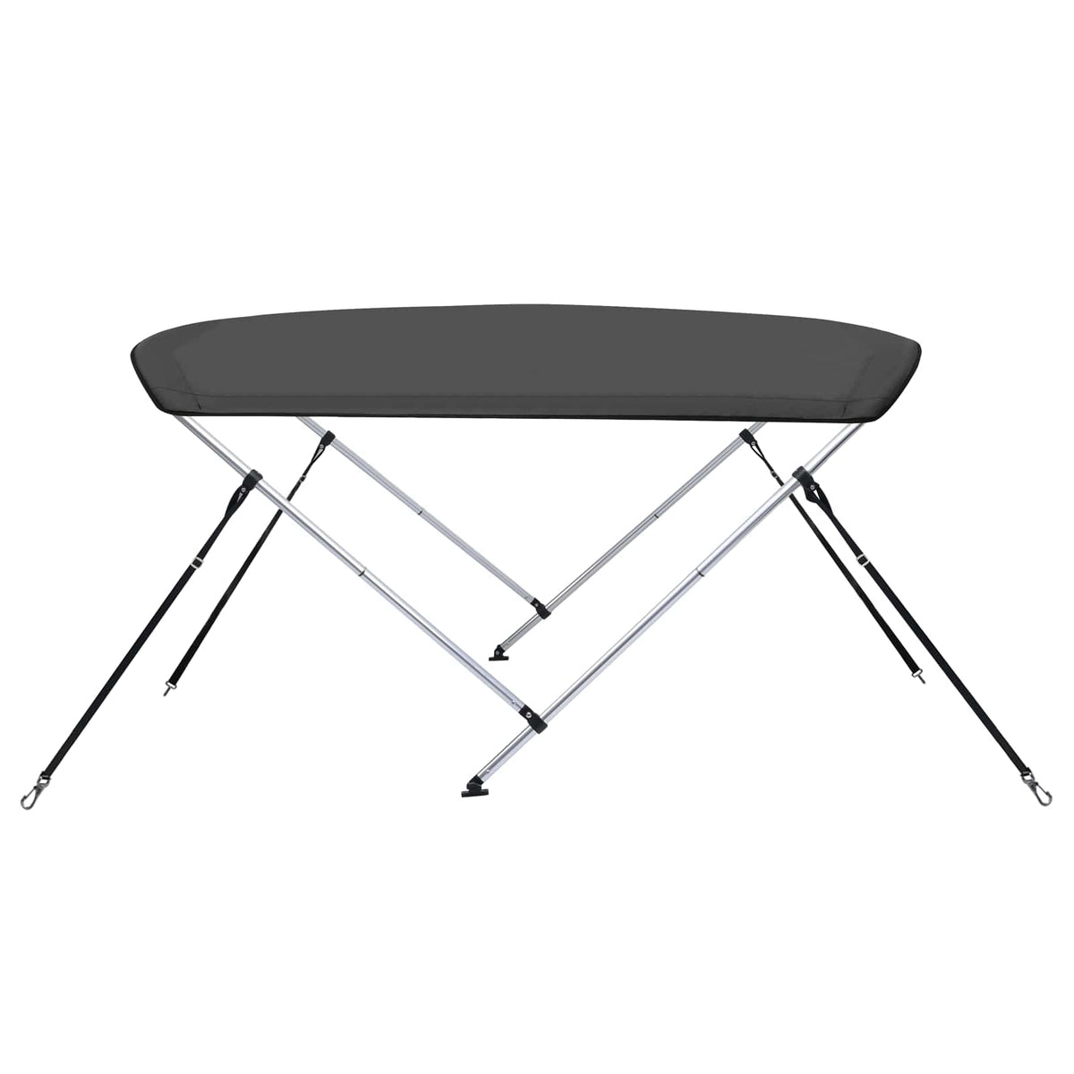 2 Bow Bimini Top Height 110 cm Anthracite 180 cm 150 cm