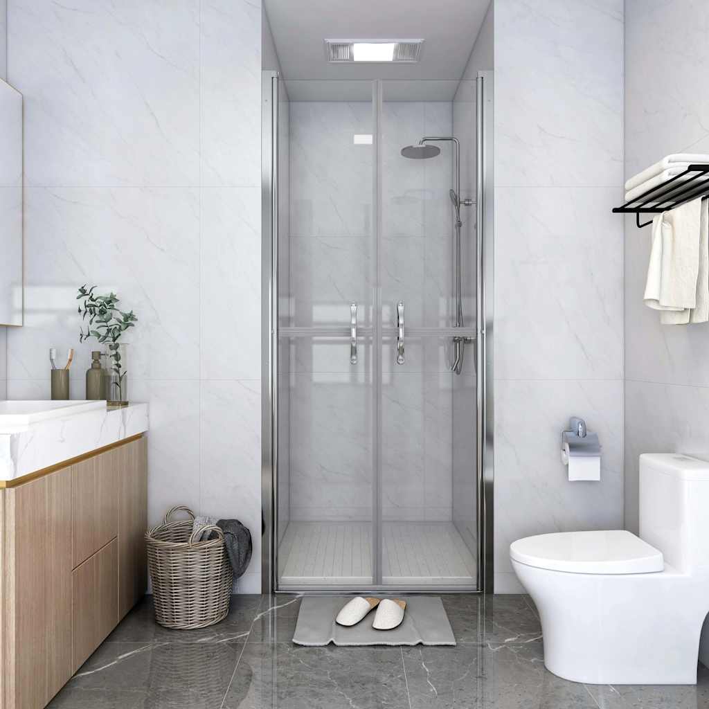 Shower Door ESG Silver Clear
