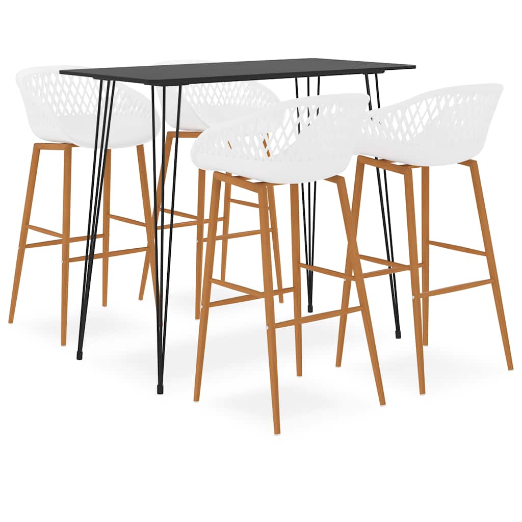 5 Piece Bar Black and white 4