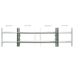 vidaXL Adjustable Security Grilles for Windows 2 pcs 700-1050 mm 3