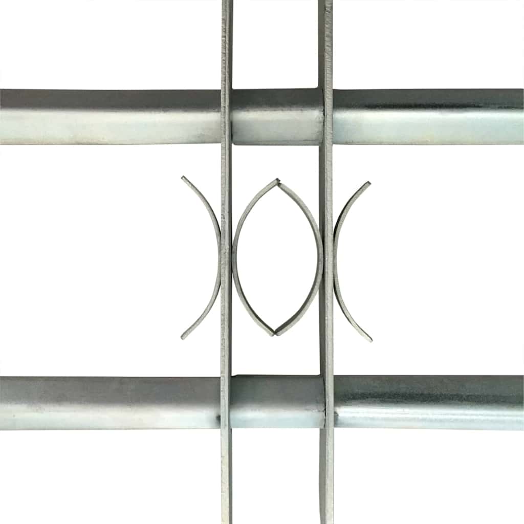 vidaXL Adjustable Security Grilles for Windows 2 pcs 700-1050 mm 4